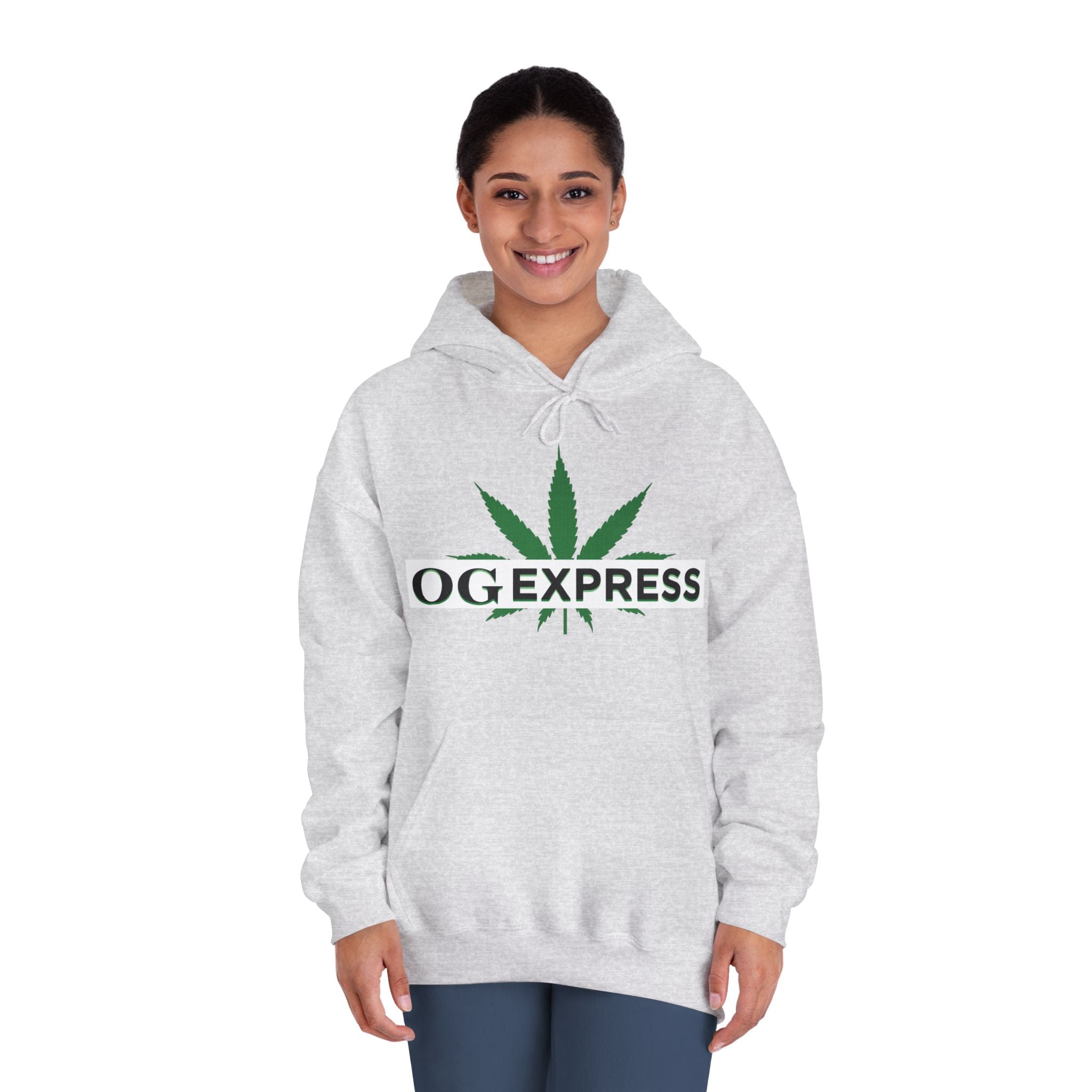 OG Express Unisex Hooded Sweatshirt, Casual Streetwear, Marijuana Apparel, Perfect Gift for Friends, Cozy & Stylish Lifestyle