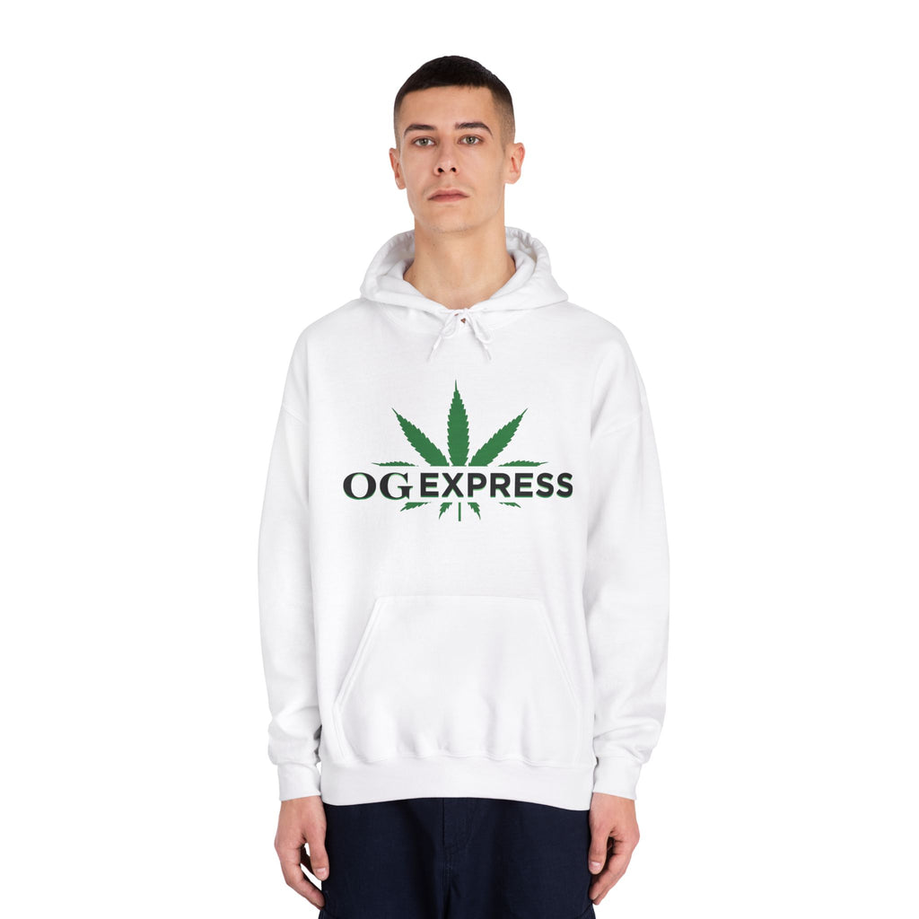 OG Express Unisex Hooded Sweatshirt, Casual Streetwear, Marijuana Apparel, Perfect Gift for Friends, Cozy & Stylish Lifestyle