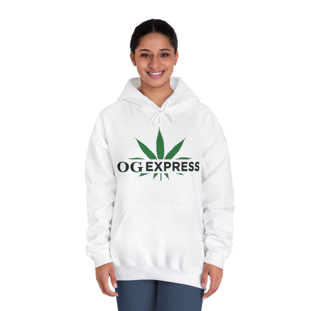 OG Express Unisex Hooded Sweatshirt, Casual Streetwear, Marijuana Apparel, Perfect Gift for Friends, Cozy & Stylish Lifestyle