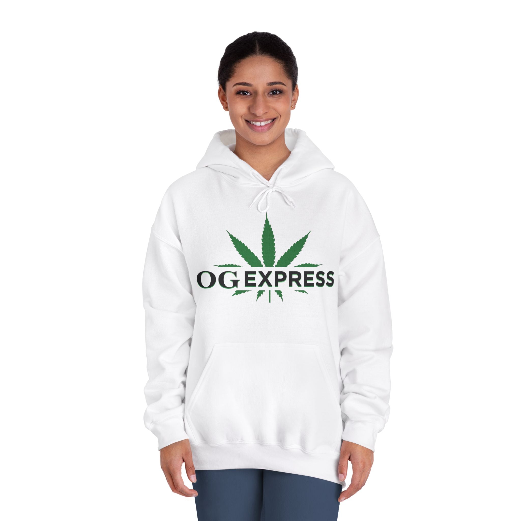 OG Express Unisex Hooded Sweatshirt, Casual Streetwear, Marijuana Apparel, Perfect Gift for Friends, Cozy & Stylish Lifestyle