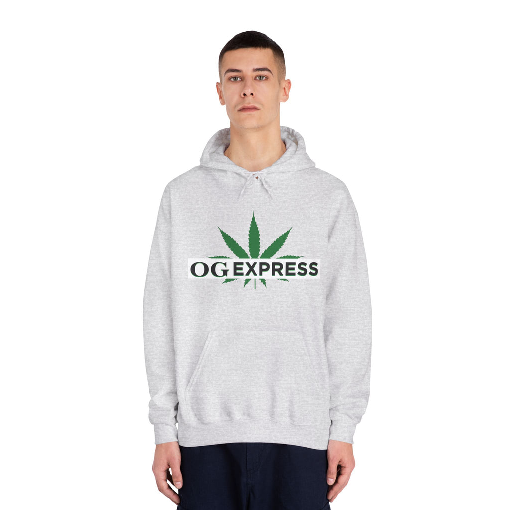 OG Express Unisex Hooded Sweatshirt, Casual Streetwear, Marijuana Apparel, Perfect Gift for Friends, Cozy & Stylish Lifestyle