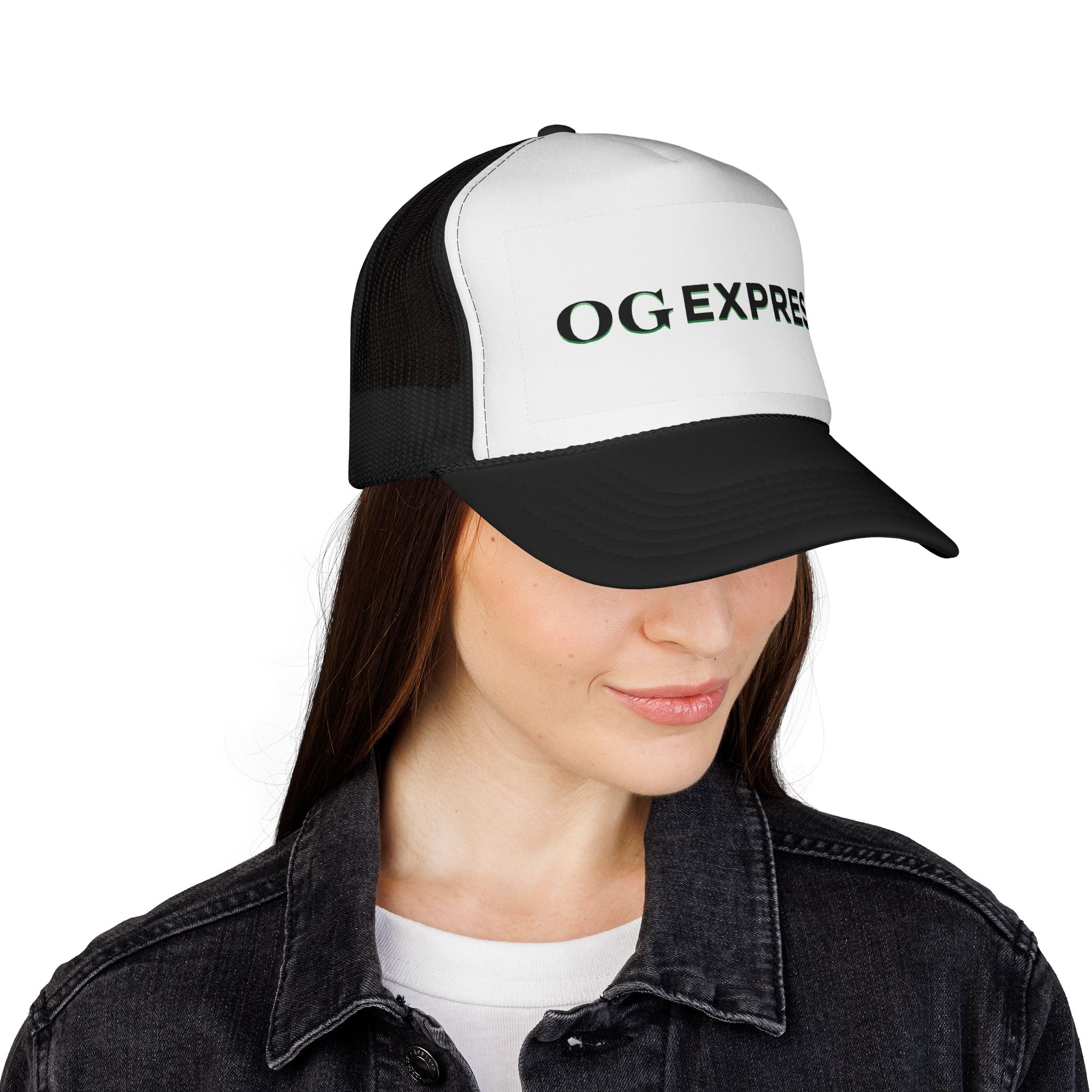 OG Express Trucker Cap, Customizable Cap, Outdoor Gear, Casual Style, Perfect Gift for Friends and Family