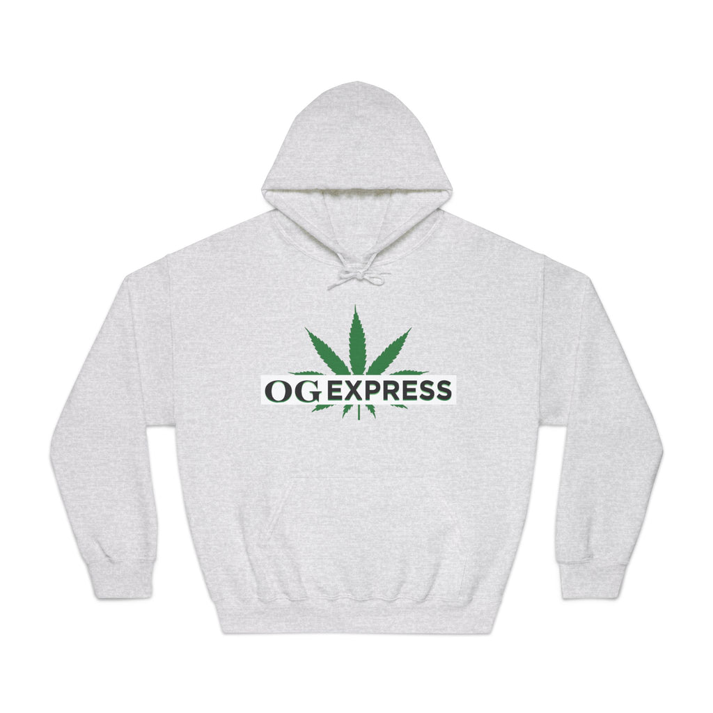 OG Express Unisex Hooded Sweatshirt, Casual Streetwear, Marijuana Apparel, Perfect Gift for Friends, Cozy & Stylish Lifestyle