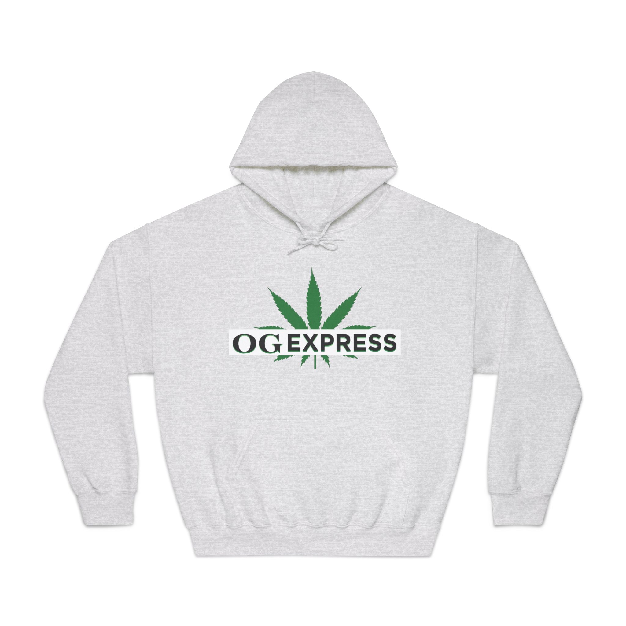 OG Express Unisex Hooded Sweatshirt, Casual Streetwear, Marijuana Apparel, Perfect Gift for Friends, Cozy & Stylish Lifestyle
