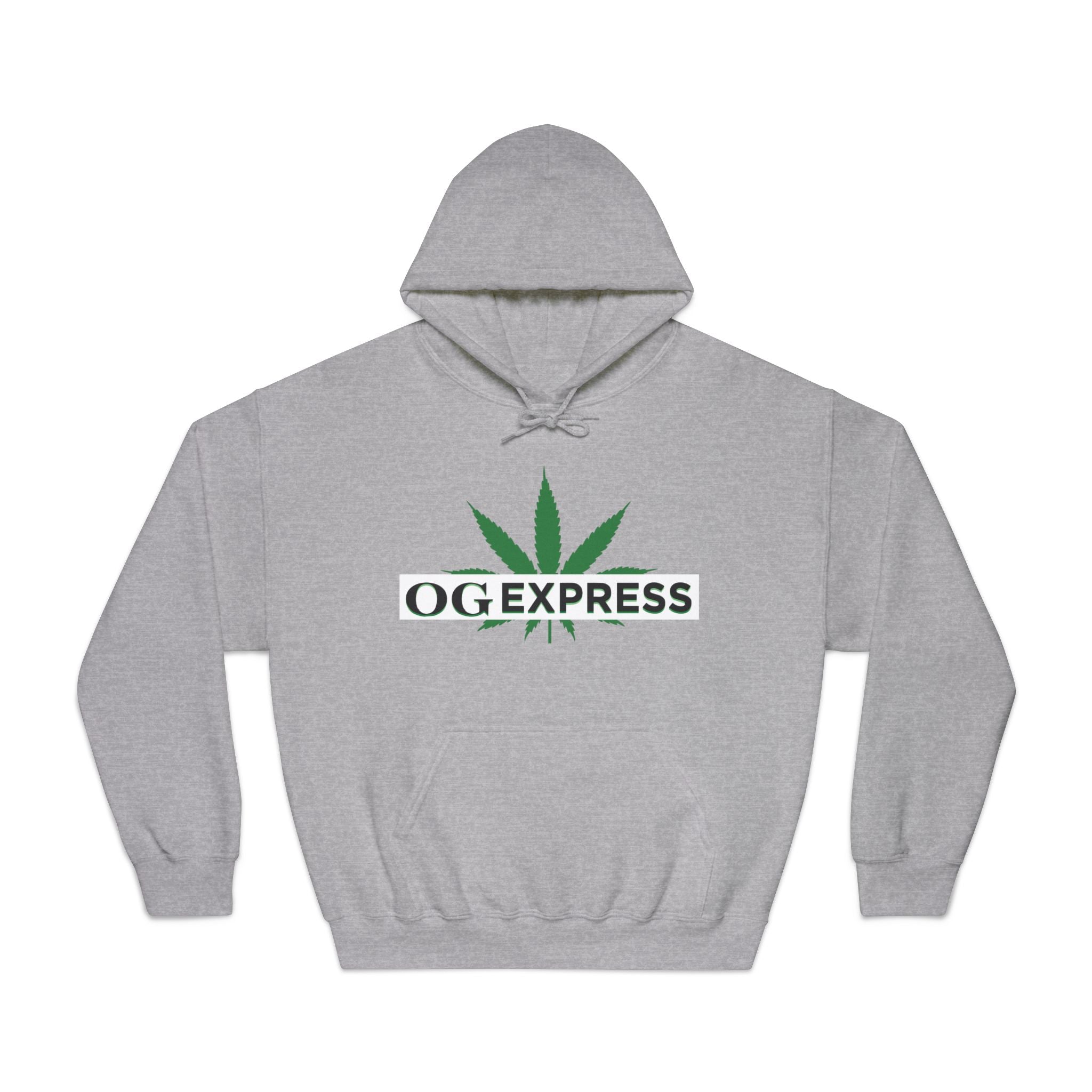 OG Express Unisex Hooded Sweatshirt, Casual Streetwear, Marijuana Apparel, Perfect Gift for Friends, Cozy & Stylish Lifestyle