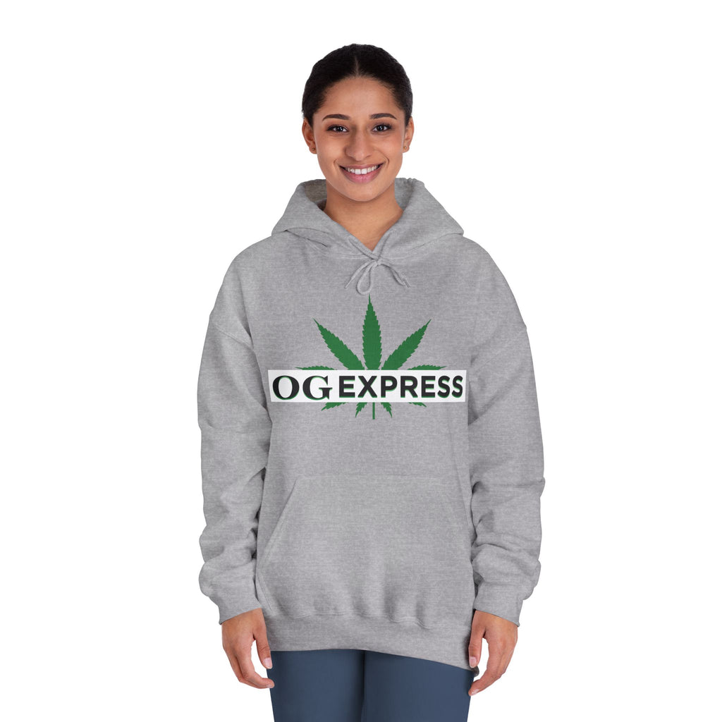 OG Express Unisex Hooded Sweatshirt, Casual Streetwear, Marijuana Apparel, Perfect Gift for Friends, Cozy & Stylish Lifestyle