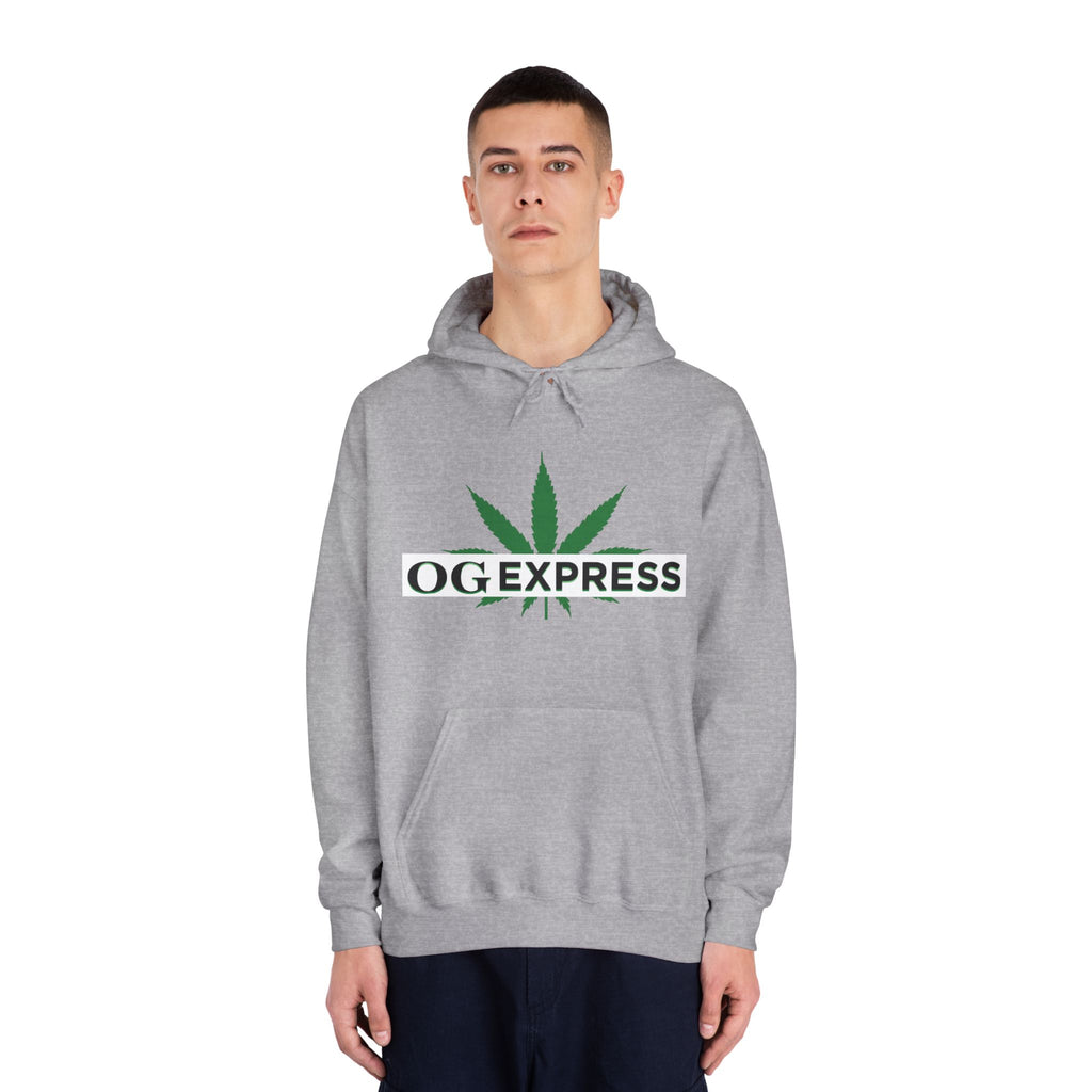 OG Express Unisex Hooded Sweatshirt, Casual Streetwear, Marijuana Apparel, Perfect Gift for Friends, Cozy & Stylish Lifestyle