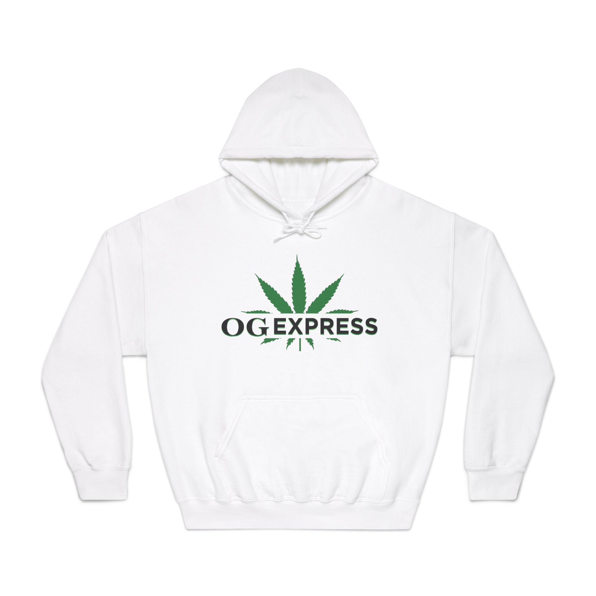 OG Express Unisex Hooded Sweatshirt, Casual Streetwear, Marijuana Apparel, Perfect Gift for Friends, Cozy & Stylish Lifestyle
