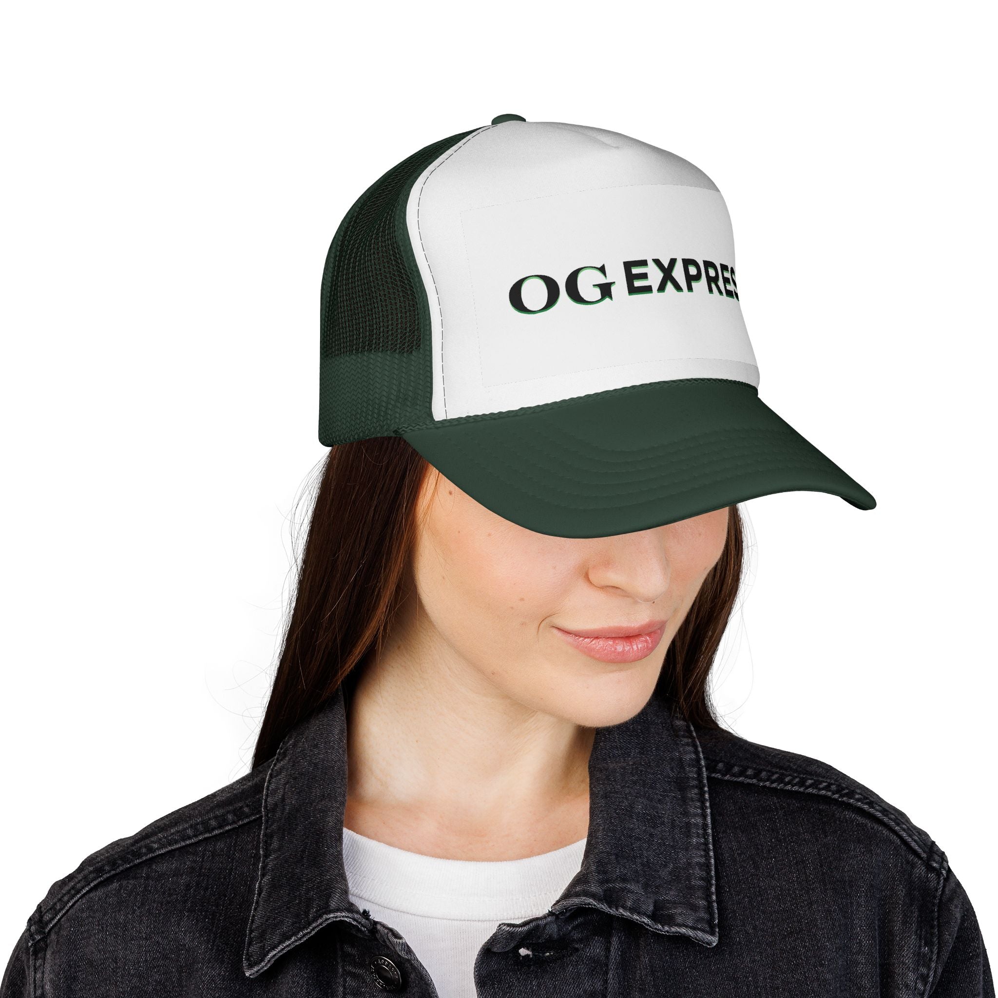 OG Express Trucker Cap, Customizable Cap, Outdoor Gear, Casual Style, Perfect Gift for Friends and Family